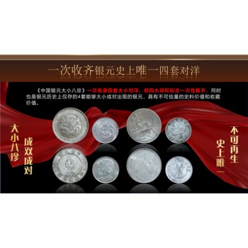 中國(guó)銀元大小八珍老銀元系列《袁像版八珍》