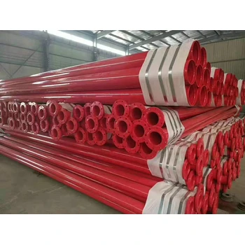 給排水內(nèi)外涂塑螺旋鋼管雙金屬涂塑鋼管圖片