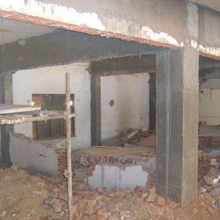 滄州磚混房改框架樓自建房一樓改門市加固設計施工