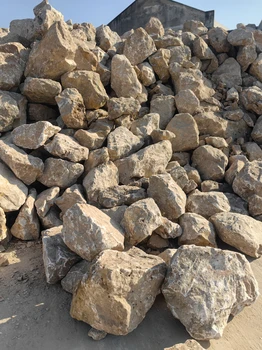 白云巖礦石原料煅燒助熔化白云石大塊原礦顆粒黃白色白云巖石