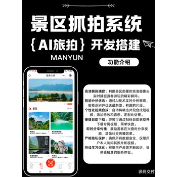 景區(qū)抓拍成熟案例系統(tǒng)搭建源碼交付