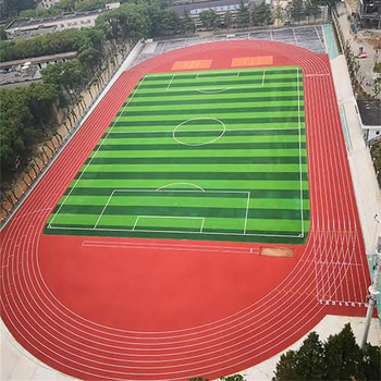 懷化塑膠跑道施工_婁底籃球場施工_常德足球場鋪裝