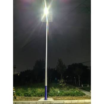 戶外太陽能路燈220V市電單臂雙臂高低臂8米新農(nóng)村道路照明燈