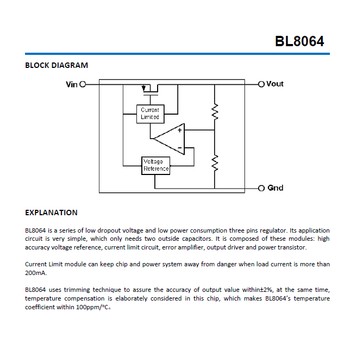 代理上海貝嶺BL8064CB3TR18