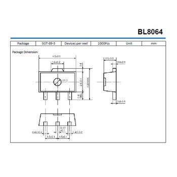 代理上海貝嶺BL8064CB3TR18