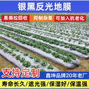 銀灰地膜銀黑膜多功能雙色膜銀灰反光膜多功能地膜地膜