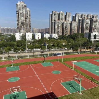 衡陽塑膠跑道施工_婁底籃球場施工_湖南足球場地坪施工