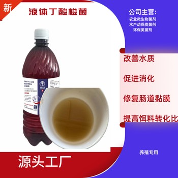 液體丁酸梭菌調(diào)理腸道菌群預(yù)防腹瀉白便魚蝦蟹養(yǎng)殖