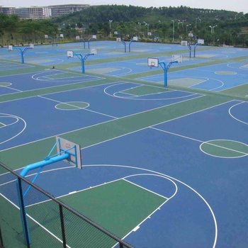 衡陽塑膠跑道施工_婁底足球場施工_湖南籃球場地坪施工