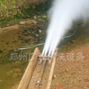 打拔鋼板樁施工，高壓水刀引孔打樁設(shè)備強勢助力