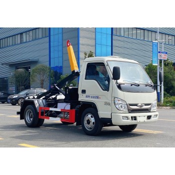 福田4方藍(lán)牌勾臂垃圾車庫(kù)存充足歡迎咨詢