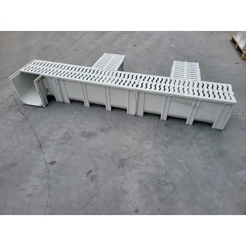 成品樹脂排水溝蓋板U型槽水渠內壁光滑易維護