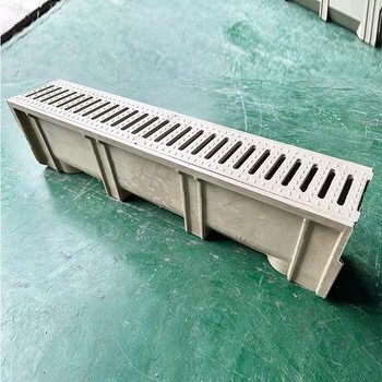 成品樹脂排水溝蓋板U型槽水渠內壁光滑易維護