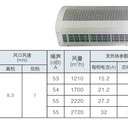 北京綠島風(fēng)貫流式電熱風(fēng)幕機(jī)RM125-18-3D/Y-B-2-D遙控空氣幕1.8米