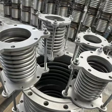 金屬波紋補(bǔ)償器耐高溫法蘭式管道伸縮節(jié)定制密封性好