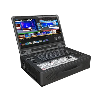 嵌入式录播虚拟抠像软件3D虚拟工作站便携直播一体机