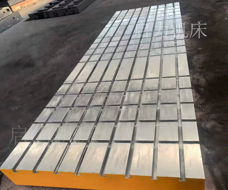 機(jī)床工作臺鑄鐵平臺T型槽平臺裝配平臺500-8000mm