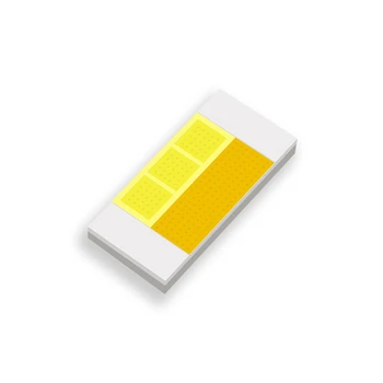 車用3570雙色陶瓷燈珠12w正白+暖白光9V四維明光電