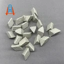 棕剛玉斜三角2*2打磨石耐磨石子棕剛玉磨料研磨石拋磨塊眼鏡
