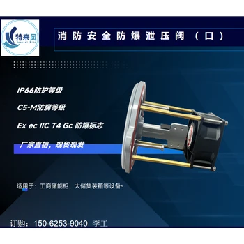 氣體滅火泄壓口IP66防護(hù)等級(jí)儲(chǔ)能柜用防爆泄壓口