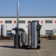 1.5噸立式生物質(zhì)蒸汽鍋爐ZFQ1.5-0.09蒸汽溫度118℃熱