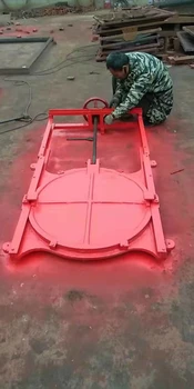 海拉爾小鑄鐵閘門-污水管道放水閘門支持訂做