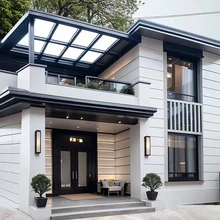 裝配式輕鋼房別墅農(nóng)村輕鋼結(jié)構(gòu)住宅集成房屋輕鋼別墅鋼結(jié)構(gòu)建房