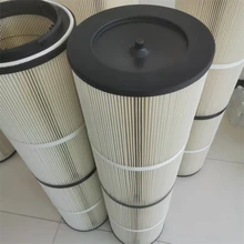 供應覆膜阻燃赫爾焊煙除塵濾筒330X1200圖片