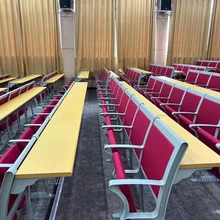 旺座禮堂椅可移動(dòng)聯(lián)排座椅實(shí)木框架禮堂椅批量供應(yīng)圖片