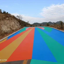賀州市彩色瀝青路面包工包料70#彩色瀝青彩色瀝青混凝土生產(chǎn)