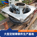 鑄鋼件上機(jī)架新騰飛鑄鋼翻砂鑄造單重19.2噸鑄鋼件廠來圖生產(chǎn)機(jī)架