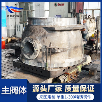 大型鑄鋼件鑄造廠1噸起做一站式定制不同規(guī)格水工行業(yè)配件-閥體