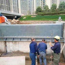 隴南水利液壓翻板閘門價格廠家圖片