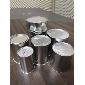 食品級鐵罐包裝空白馬口鐵圓罐100g密封金屬包裝馬口鐵罐制罐廠