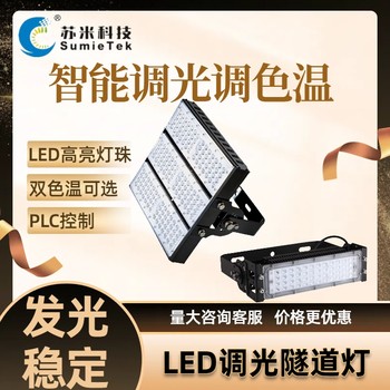 蘇米科技隧道智能照明燈具LED調光調色溫隧道燈廠家