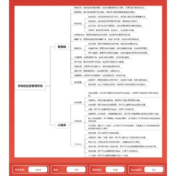 充电桩运营管理系统