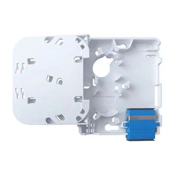 FTTH室內ABS1芯2芯SC/LC/FC光纖桌面盒接續盒空箱