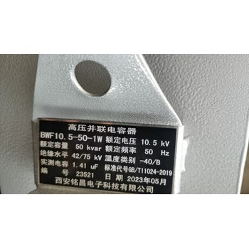 廠銷BWF10.5-50-1高壓并聯電容器