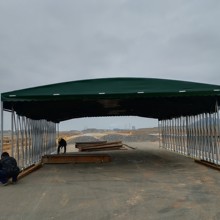 南宁户外夜宵篷推拉雨棚伸缩遮阳帐篷烧烤移动棚大排档防雨移动篷