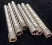 電鍍金剛石磨棒加工耐火磚，陶瓷，玻璃等可做不同尺寸