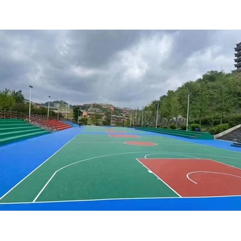 江西贛州興國(guó)于都籃球場(chǎng)網(wǎng)球場(chǎng)足球場(chǎng)人造草坪材料施工