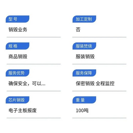 高明區不合格芯片報廢處置滅失處理