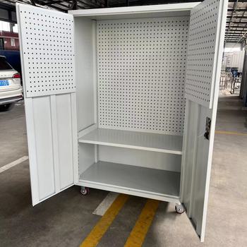 天津帶掛板工具柜帶柜門工具柜車間用工具柜工具柜定做廠家