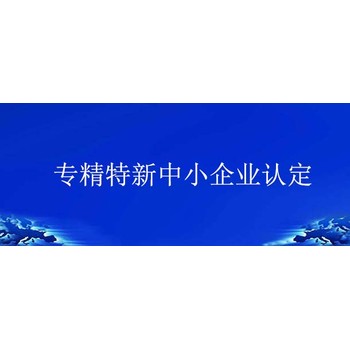 專精特新中小企業(yè)申報(bào)條件