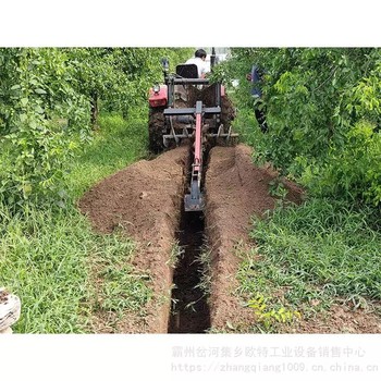 挖改鏈?zhǔn)酵寥篱_溝機