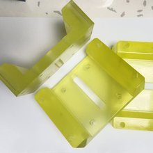 可定制聚氨酯純膠件來圖加工防撞片防撞墊防沖片圖片