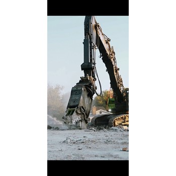 挖機(jī)前端屬具液壓粉碎鉗鷹嘴鉗拆遷鋼筋混凝土粉碎鉗