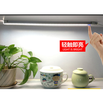 亞馬遜外貿(mào)智能LED觸摸燈USB充電可調(diào)櫥柜衣柜小夜燈