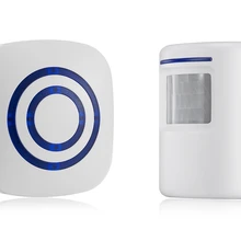 亞馬遜智能人體紅外感應迎賓器門鈴分體式安防報警器