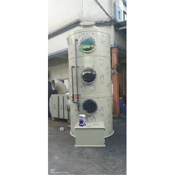 啟綠環(huán)保東莞水噴淋酸霧凈化塔廢氣處理工程